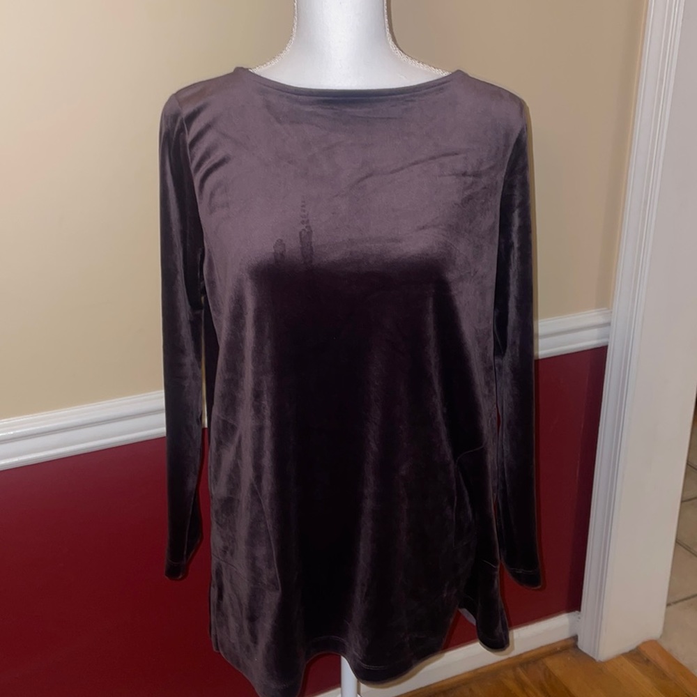 EUC PureJill Velour Tunic